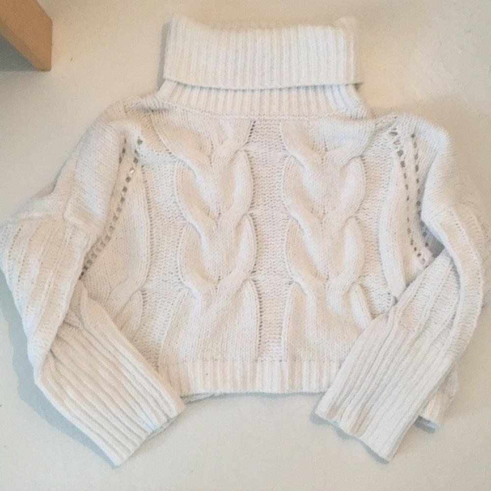 white turtle neck